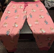 Women’s Disney Muppets pajama bottoms in pink glitter.