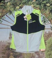 BROOKS yellow black reflective vest size Xs