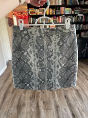 Snakeskin Skirt