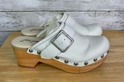 Free People Culver City Leather Clog Size 8.5