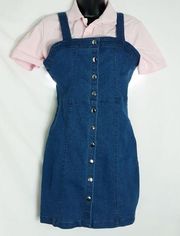 J For Justify Junior Size Small Denim Jumper Dress