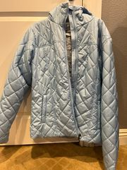 Light Blue Puffer Jacket