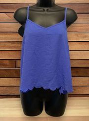 Derek heart spaghetti strap tank top size medium junior