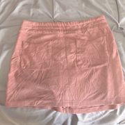 Kendall & Kylie pink velvet skirt