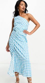 Gingham Midi Dress