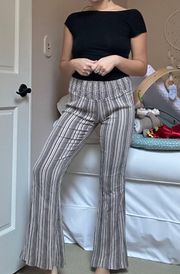 Charlotte Russe Striped Flare Pants