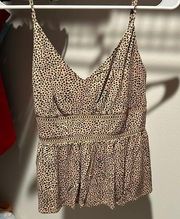 Small cheetah, print tank top from Francesca’s