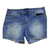 Jessica Simpson Womens Jean Denim Shorts Size 31 Raw Hem