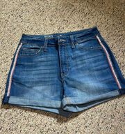 High Rise Jean Shorts