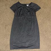 Liz Lange gray Maternity Dress, Large