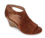 Gentle Souls by  Lynette Leather Wedge Sandals