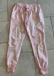 Light Pink Tie Dye Sweatpants