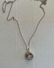 Twinkle Small Round Locket Necklace NWT