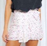 IVA FLORAL WRAP SKIRT