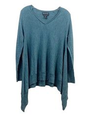 Nanette Nanette Lepore Extra Fine Merino Wool Green Sweater