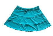 Athleta Blue Swim Bathing Suit Skirt Coverup Size Small