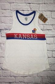 NEW Rivalry Threads Women's Size Small 4/6 Kansas Jayhawks Tank Top