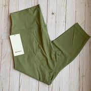 Lululemon  Align HR Pant 25" Leggings in Rosemary Green Sz 16 NWT