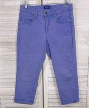 BANDOLINO Tatyana Purple Cropped Jeans-10