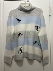 turteneck skiers women’s sweater size L