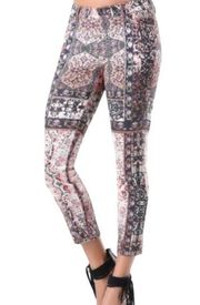 Bebe Folklore Print Skinny Jeans