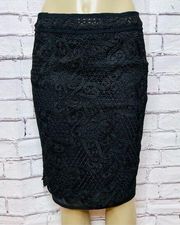 Anthropologie Yoana Baraschi Lace Skirt Lace skirt size 8