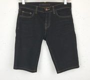 J Brand 912 Bermuda Jean Shorts Dark Wash Size 25