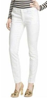 tory burch white skinny jeans