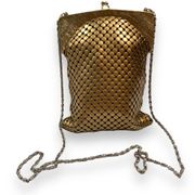 Vintage Whiting & Davis Co. Gold Metal Mesh Bag