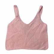 NEW American Apparel Knit Light Pink Cropped Tank