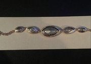 Tahari gold and silver bracelet