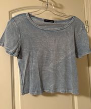 Blue Crop Tee