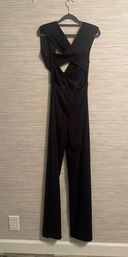 Pink Lady Black Jumpsuit