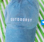 Outdoorsy Blue Baseball Cap