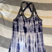 Design History Women's Stretch Braid Strap Long Maxi Dress - Size: Small Tye-dye