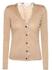 Burberry wool Cardigan With Decorative Inserts size M