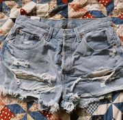 501 Original Denim Cutoff Shorts