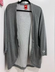 Women Nike grey Cardigan size medium