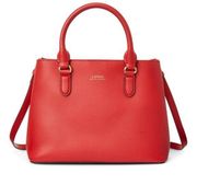 Lauren Ralph Lauren- Smooth Leather Marcy II Satchel Handbag