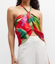 Heliconia Halter Crop Top