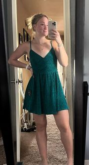 Teal Green Formal Dress