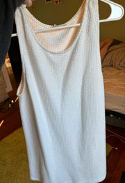 Comfy Casual White Tee Dress