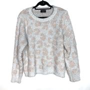 VICI Fuzzy Leopard Pullover Sweater Small