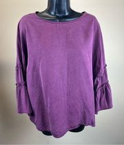 Allison Joy by Evereve Flare Sleeved Blouse