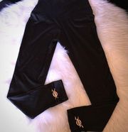 Luxurious Hot Pant Leggings w/ rhinestone bottoms