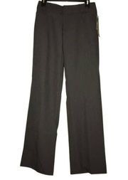 DAISY FUENTES CHARCOAL HEATHER GRAY SLIMMING TROUSERS SIZE 2 AVERAGE