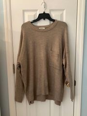 Light Brown Oversized Sweater