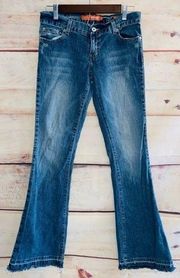 CALVIN Klein Ultra Low Rise Flare Jeans sz 27