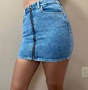 Light Blue Jean Skirt