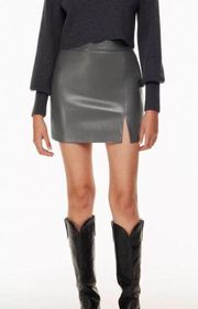 Wilfred Leather Mini Skirt